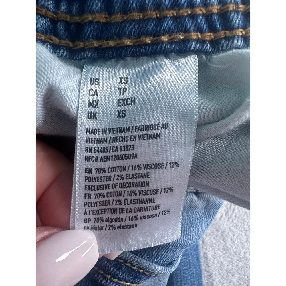 American Eagle Denim Joggers Jeans Mens XS Blue Active Flex Denim Pants